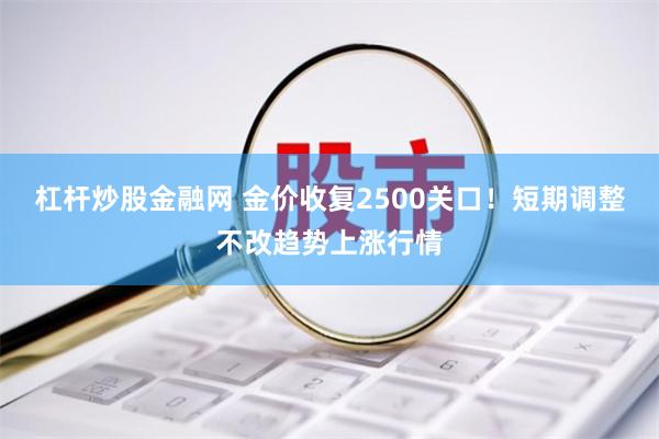 杠杆炒股金融网 金价收复2500关口！短期调整不改趋势上涨行情